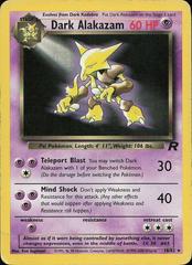 Dark Alakazam (18) Pokemon Rare 18 Team Rocket