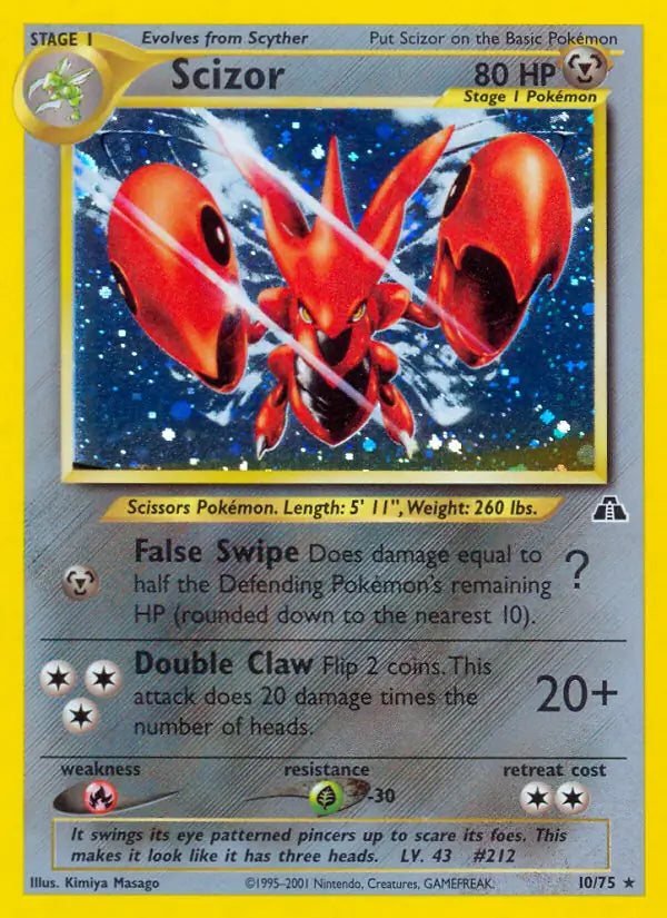 Scizor (10) - Neo Discovery (N2)