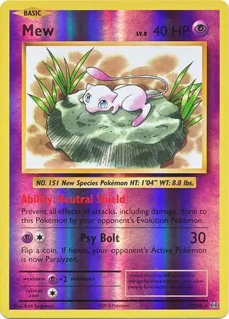 Mew Evolutions Holo Rare 53/108
