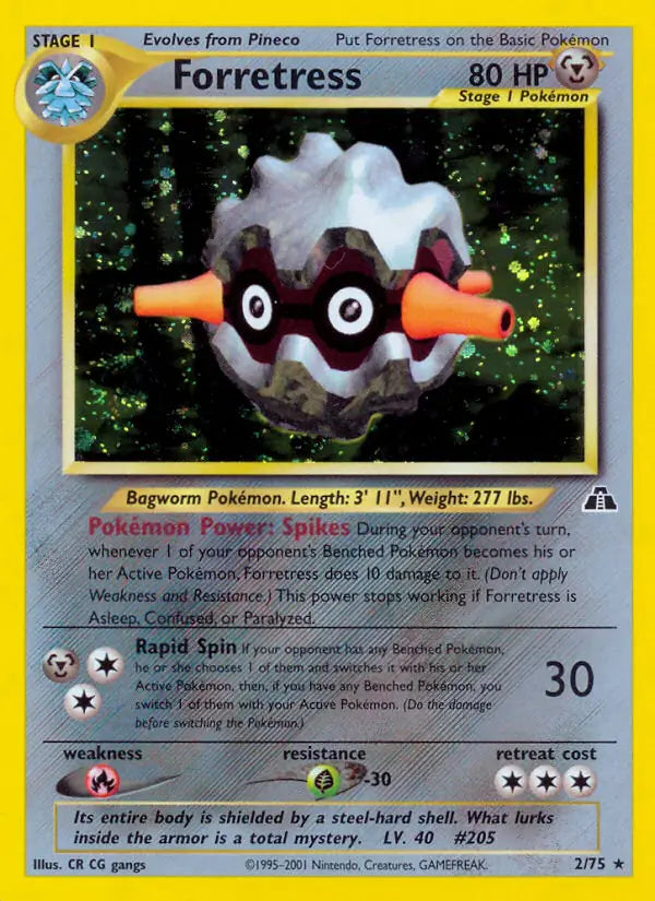 Forretress Neo Discovery Holo Rare 2