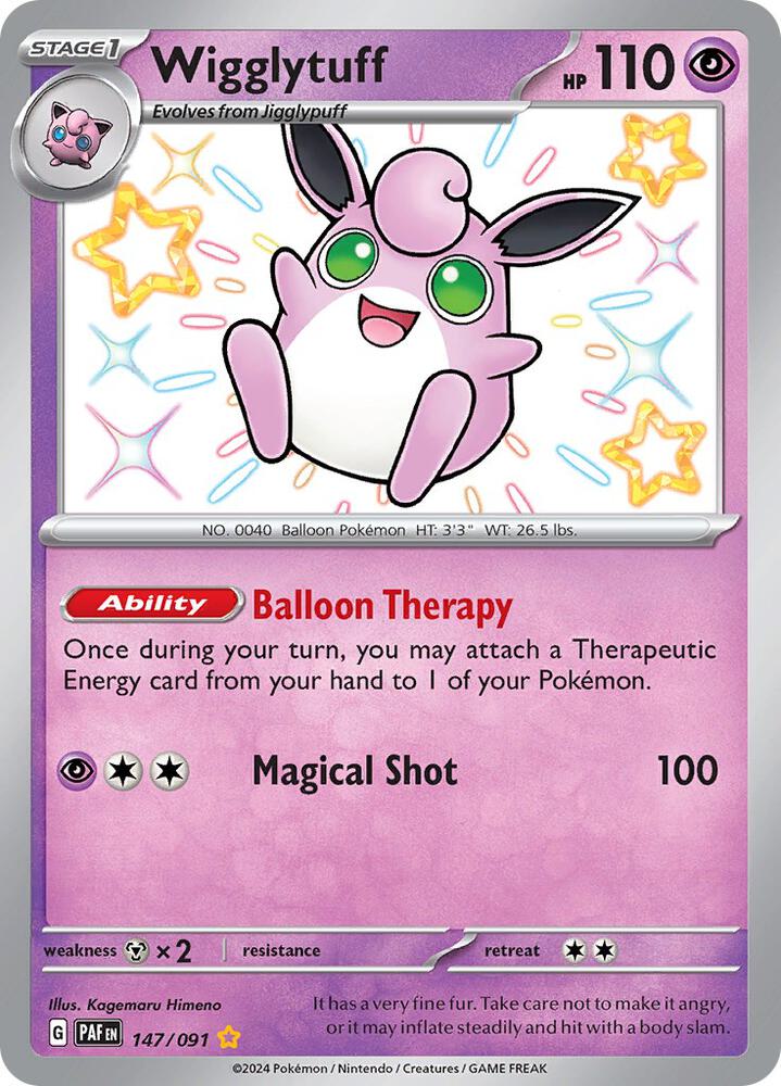 Wigglytuff - SV: Paldean Fates (PAF) SV: Paldean Fates All versions