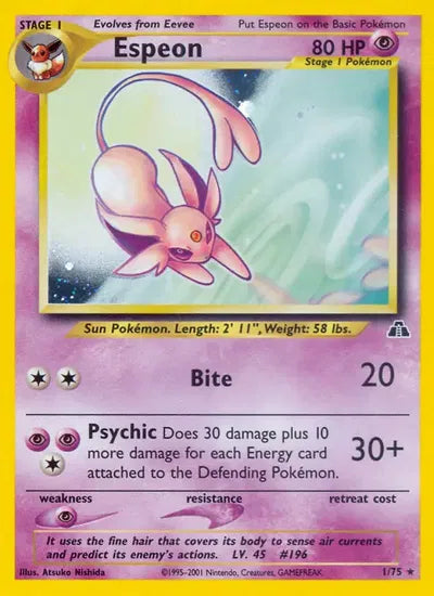 Espeon (1) - Neo Discovery (N2)