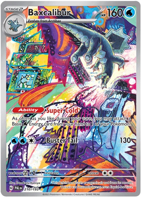 Baxcalibur - 210/193 Illustration Rare 210/193 Paldea Evolved