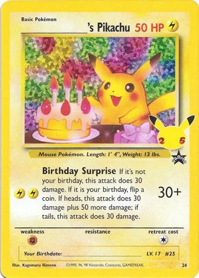______'s Pikachu Classic Collection 24/53 Celebrations: Classic Collection