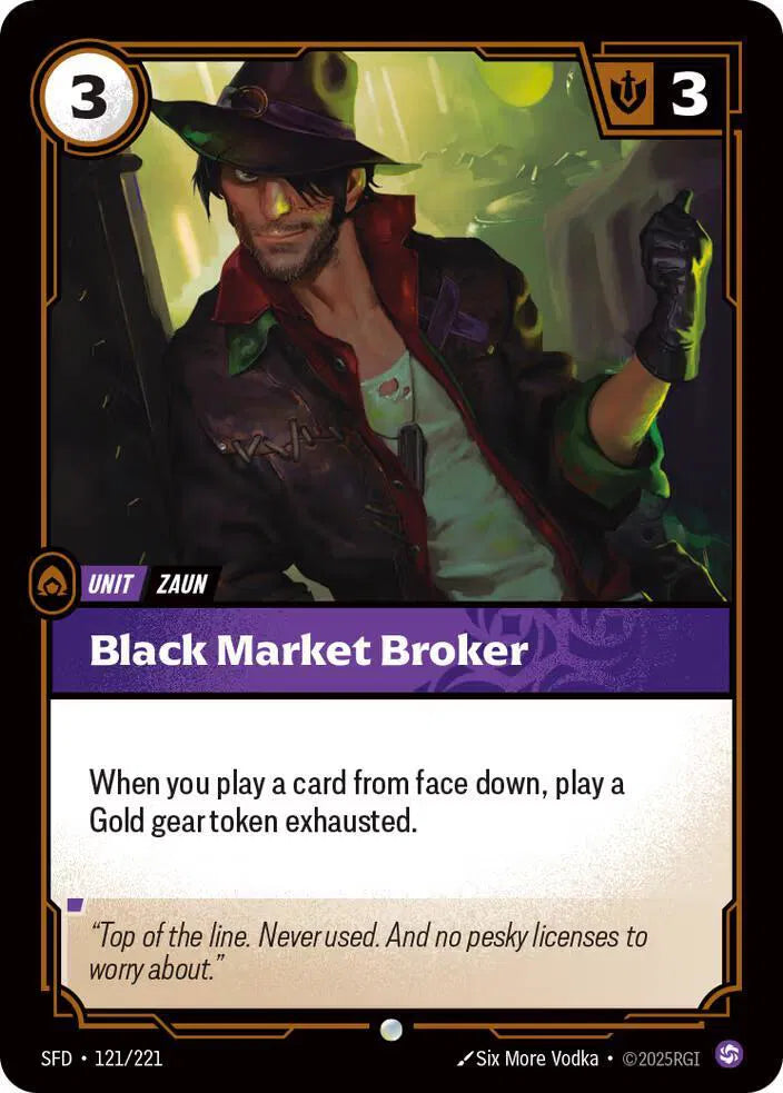 Black Market Broker Spiritforged Common • 121/221 Normal