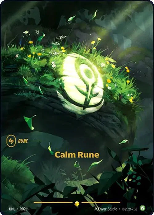 Calm Rune (Alternate Art) Unleashed Showcase R02a