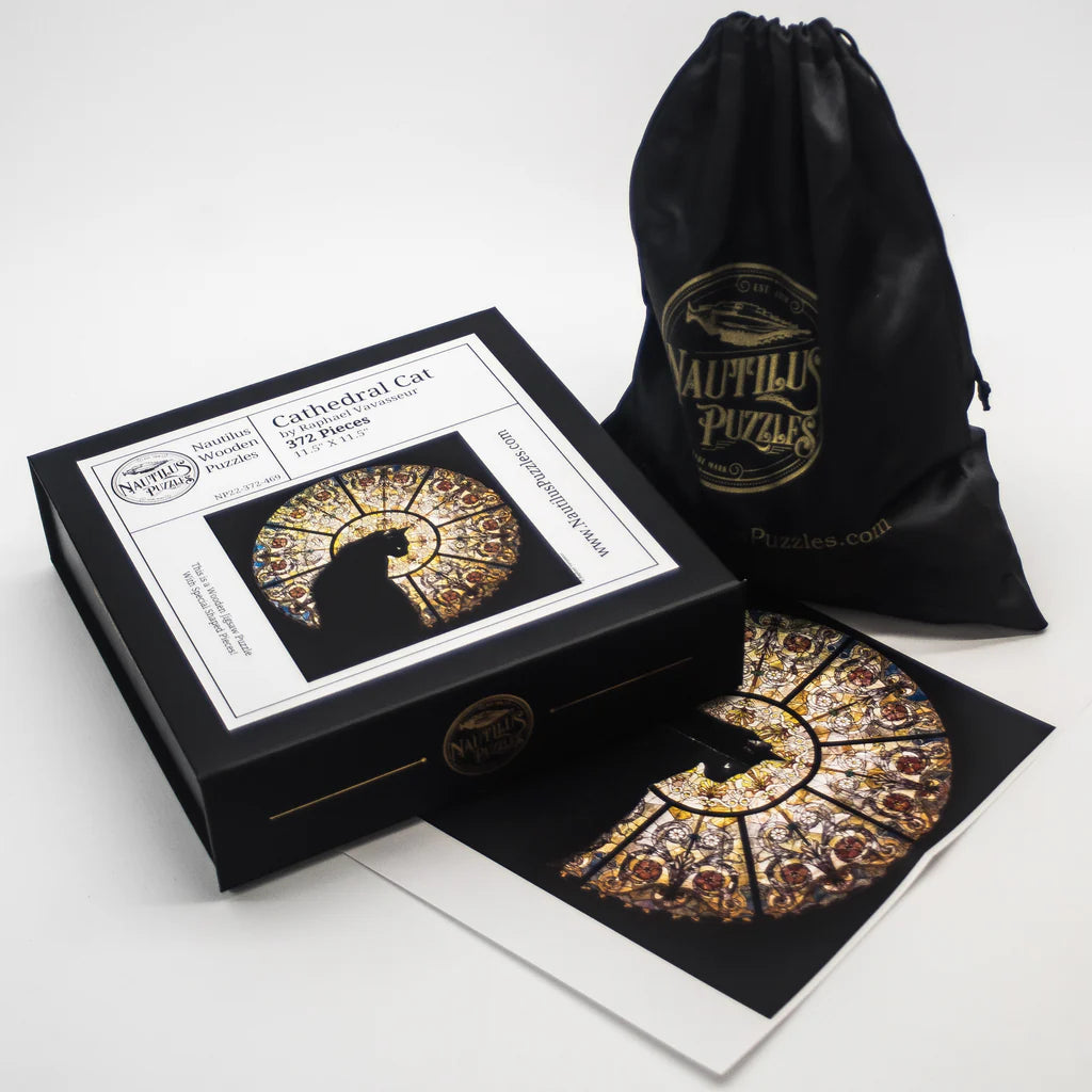 Cathedral Cat 372 Wooden Pieces