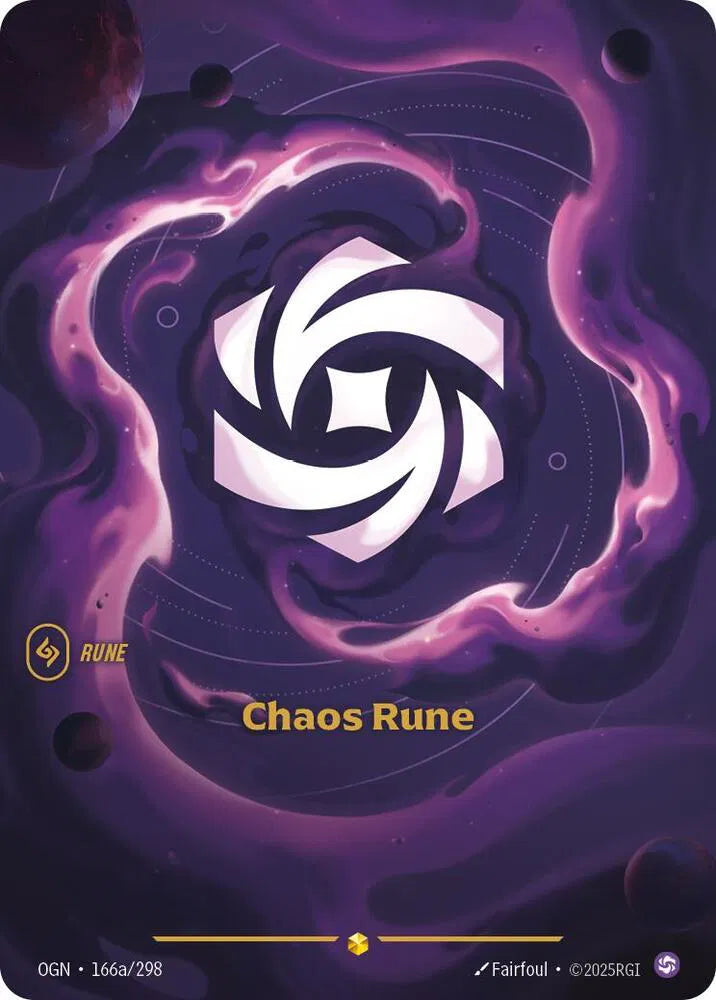 Chaos Rune (Alternate Art) Origins Showcase 166a 298