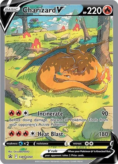 Charizard V - SWSH260 Sword & Shield Promo