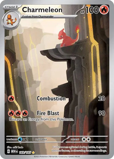 Charmeleon Illustration Rare 169/165 SV: 151