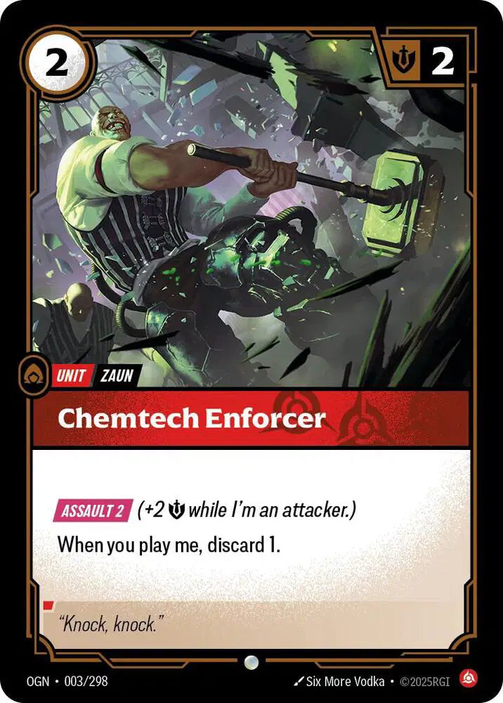 Chemtech Enforcer - Common (3/298) Riftbound Origins