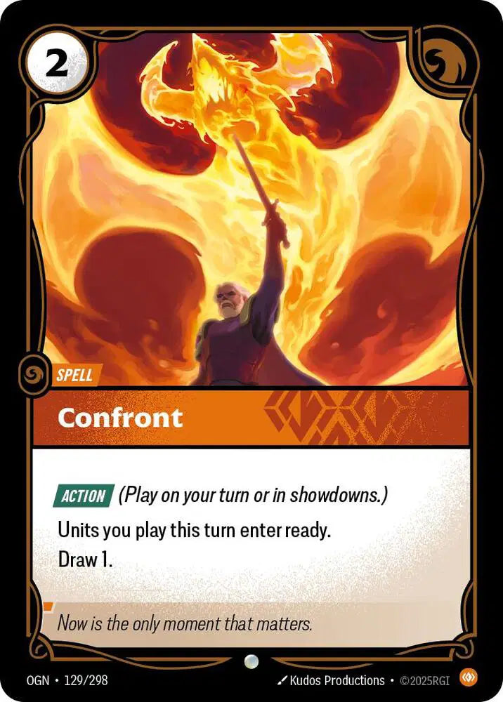 Confront - Common (129/298) Riftbound Origins