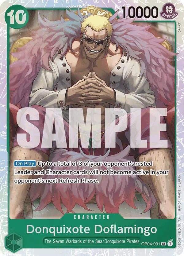 Donquixote Doflamingo (OP04-031)(SR)(Kingdoms of Intrigue)