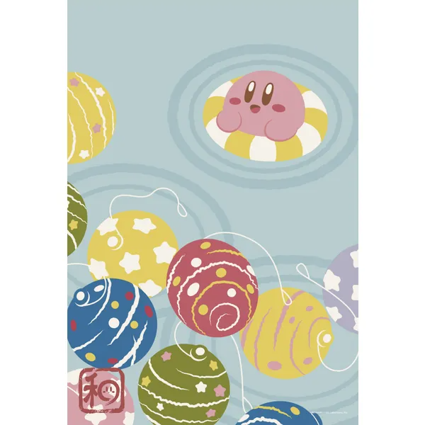 ENSKY Kirby and Water Balloons Artcrystal Puzzle (300-AC049) "Kirby", Ensky Artcrystal Puzzle