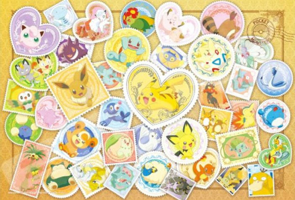 ENSKY PK108-L01 108LP Puzzle - Postage Stamp Art "Pokemon", Ensky Puzzle