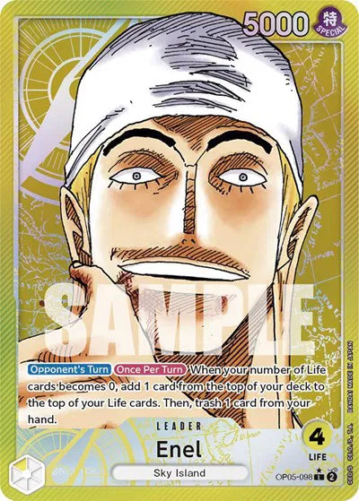 Enel (Leader)(Alternate Art)(OP05-098) Awakening of the New Era