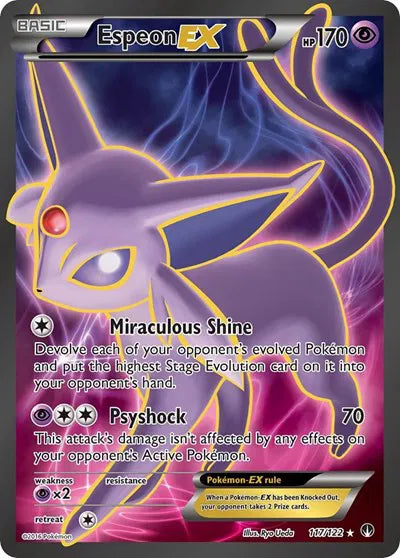 Espeon EX (Full Art) Ultra Rare 117 BREAKpoint