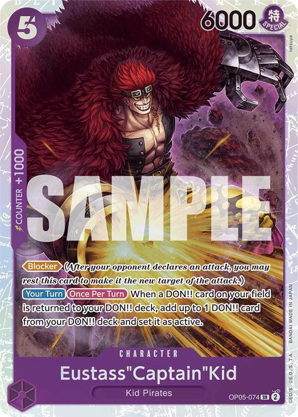 Eustass"Captain"Kid (Reprint) (SR) (OP05-074)