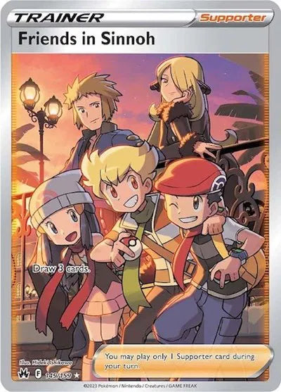 Friends in Sinnoh (Full Art) Ultra Rare 149/159 Crown Zenith