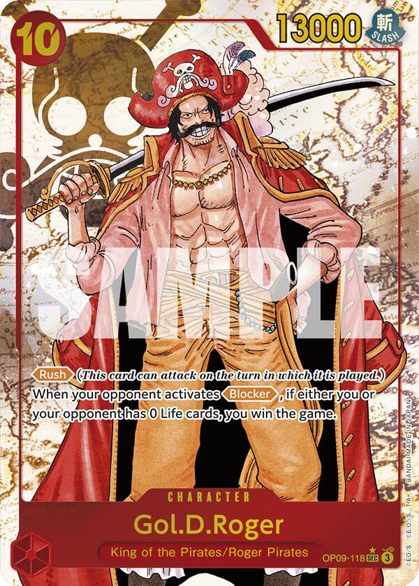 Gol.D.Roger (SEC)(OP09-118) Emperors in the New World - Near mint-mint (NM-MT)