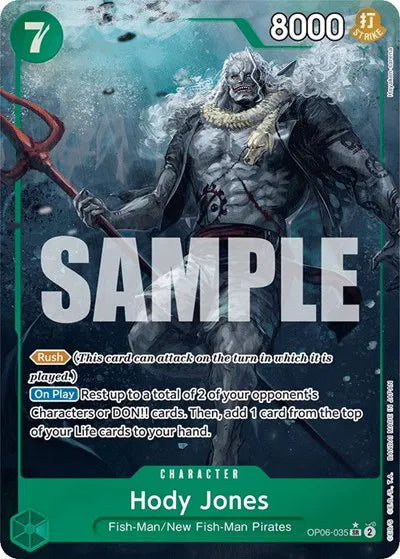 Hody Jones (Alternate Art)(OP06-035) Wings of the Captain