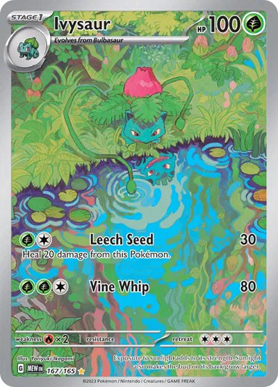 Ivysaur Illustration Rare 167/165 SV: 151