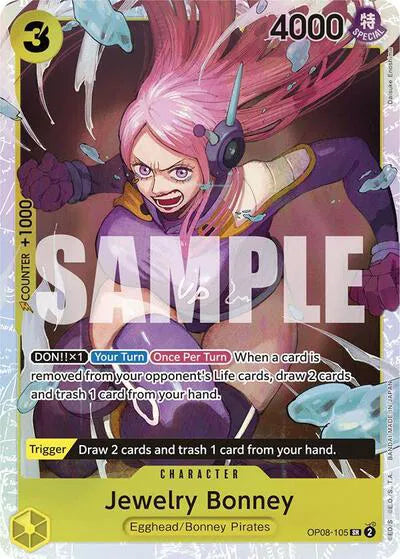 Jewelry Bonney One Piece (OP08-105) Two Legends