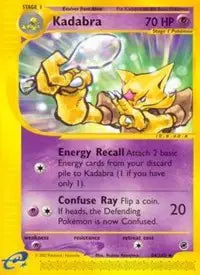 Kadabra Pokemon (84/165) Expedition - Near mint-mint (NM-MT)