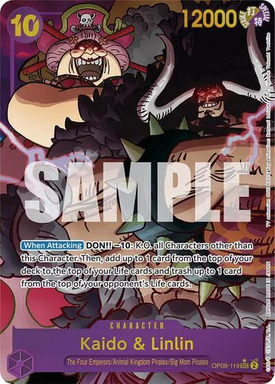 Kaido & Linlin One Piece(Parallel)(OP08-119) Two Legends