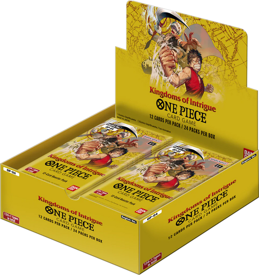 ONE PIECE CARD GAME: Kingdoms of Intrigue Booster Box - OP04