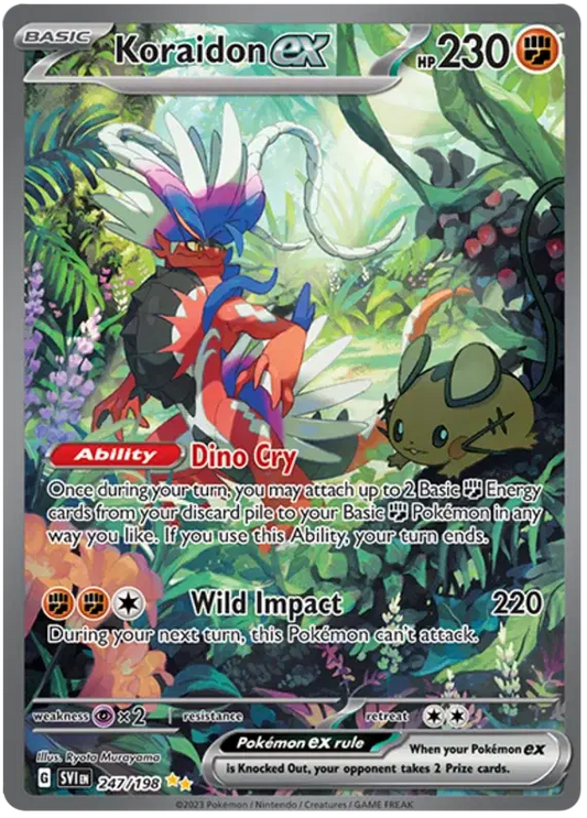 Koraidon ex (247/198) Scarlet & Violet Base Set