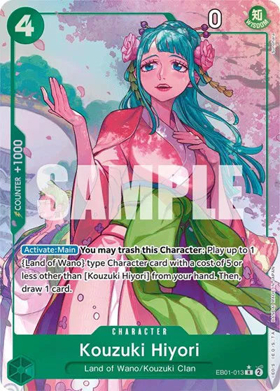 Kouzuki Hiyori (EB01-013) (Alternate Art) Extra Booster Memorial Collection