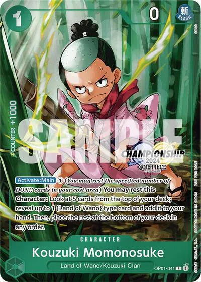 Kouzuki Momonosuke (CS 2024 Celebration Pack)(OP01-041) One Piece Promotion Cards