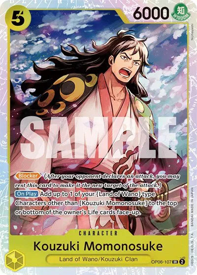 Kouzuki Momonosuke(OP06-107) Wings of the Captain