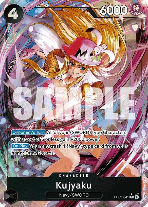 Kujyaku (Alternate Art) Extra Booster: One Piece Heroine's Edition R EB03-041