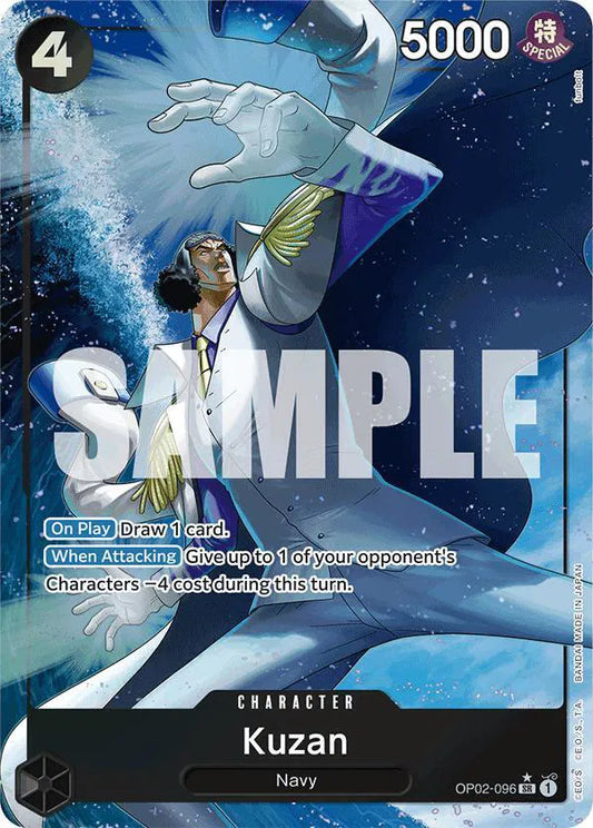 Kuzan (OP02-096) (Alternate Art) Premium Booster