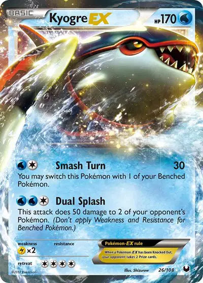 Kyogre EX(26/108) Dark Explorers