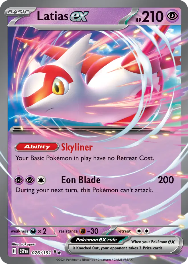 Latias ex Pokemon (076/191) Surging Sparks