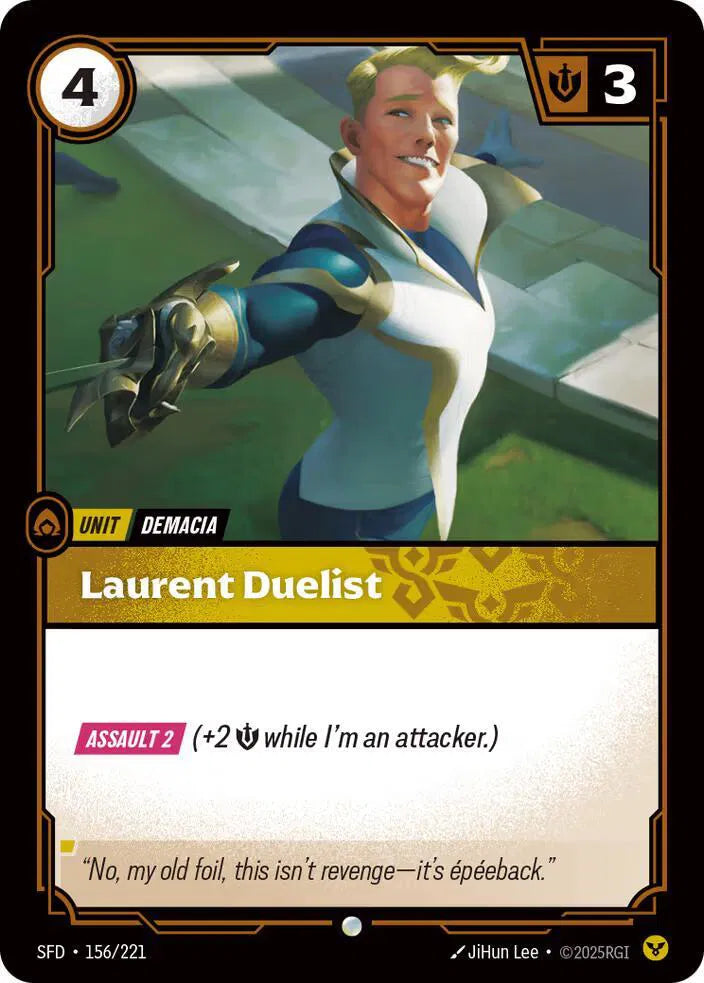 Laurent Duelist Spiritforged Common • 156/221 Normal