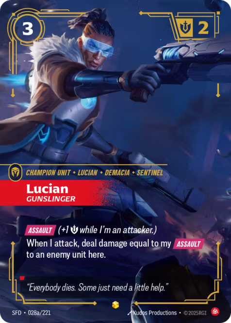 Lucian, Gunslinger SFD-028a/221