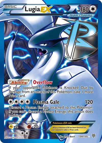 Lugia EX (Team Plasma) (134 Full Art) Ultra Rare 134 Plasma Storm