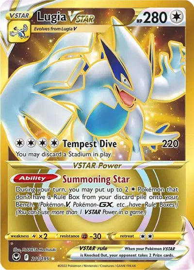 Lugia VSTAR (Secret) (211/195) Silver Tempest
