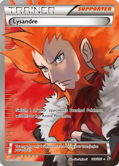 Lysandre (104 Full Art) Flashfire Ultra Rare 104