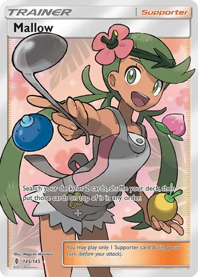 Mallow (Full Art) Pokemon Ultra Rare 145/145 Guardians Rising