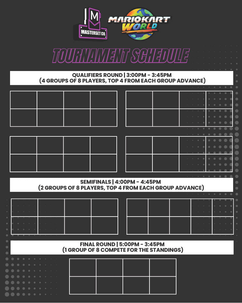 MARIOKART WORLD TOURNAMENT TICKET ADMISSION (1)