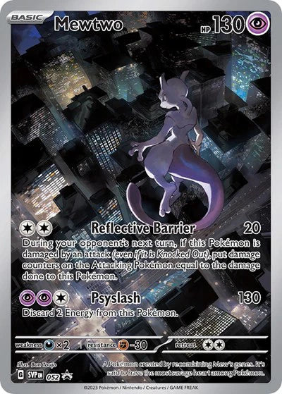 Mewtwo Pokemon (052) Scarlet & Violet Promo