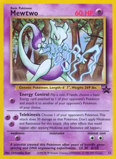 Mewtwo (12) Pokemon 12/53 WoTC Promo