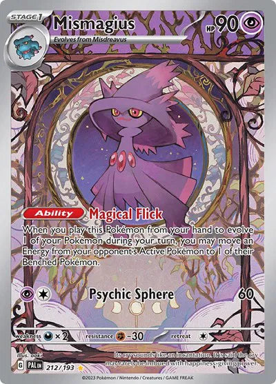 Mismagius Illustration Rare 212/193 Paldea Evolved