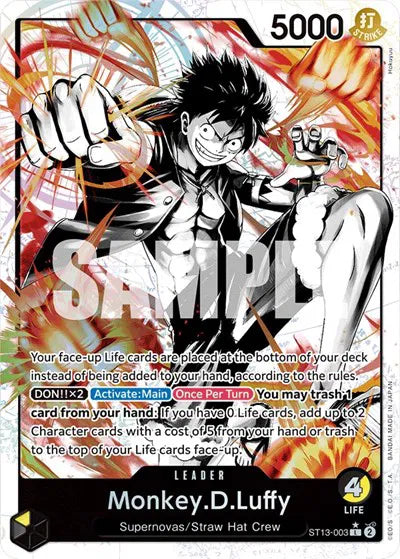 Monkey.D.Luffy (ST13-003) (Parallel) Ultra Deck: The Three Brothers
