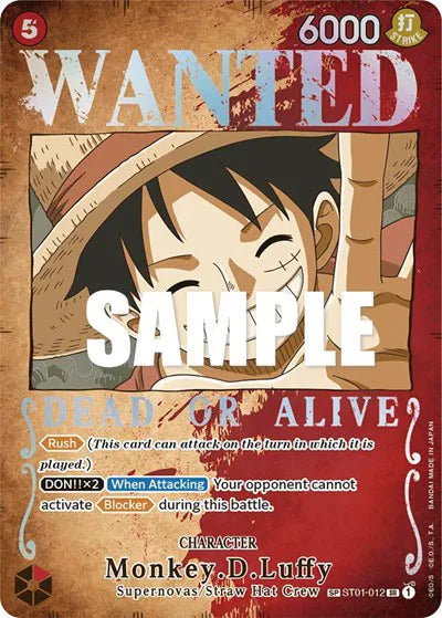 Monkey.D.Luffy (Wanted Poster) Pillars of Strength